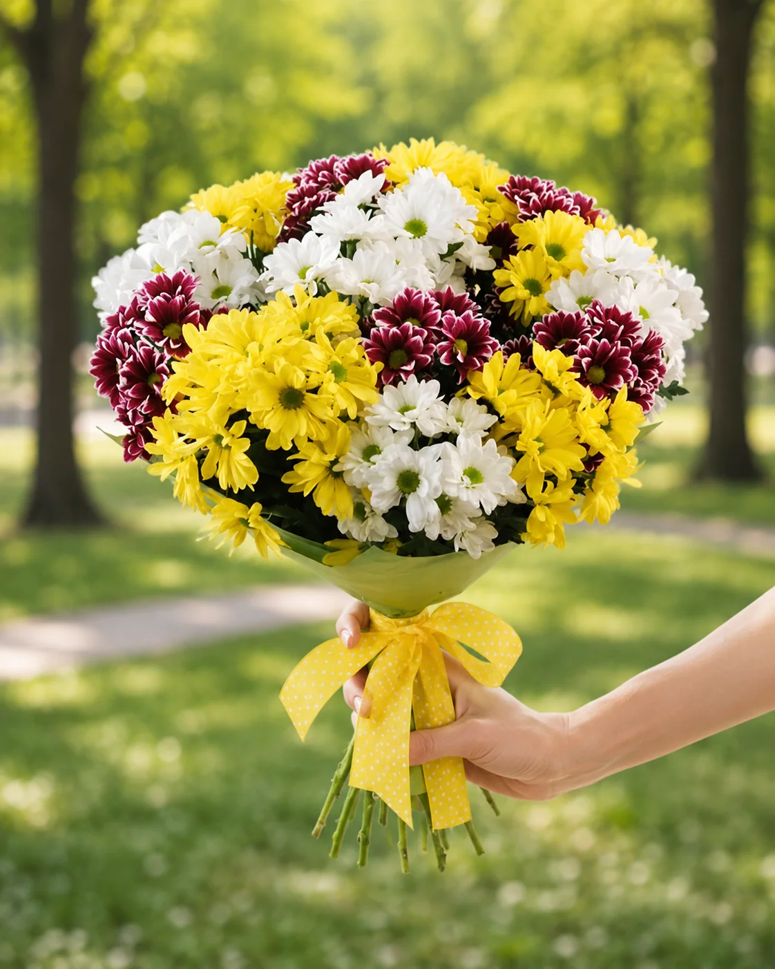 Mischen Farbe Chrysantheme Bouquet