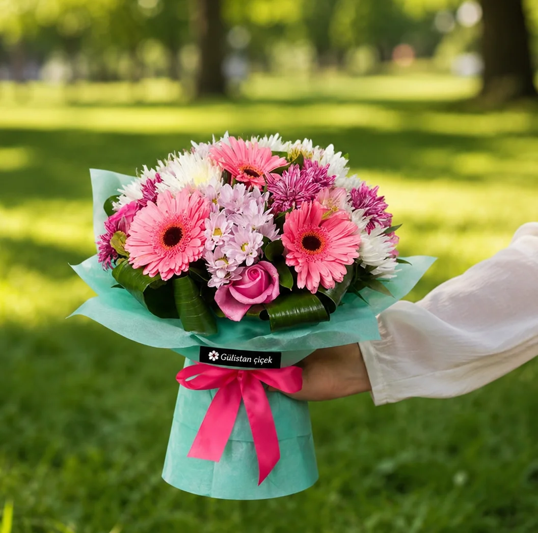 Buket Krizantem ve Gerbera